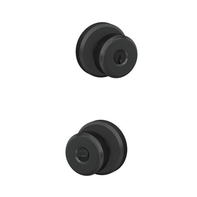 Bowery Keyed Entry Knob with Greyson Trim