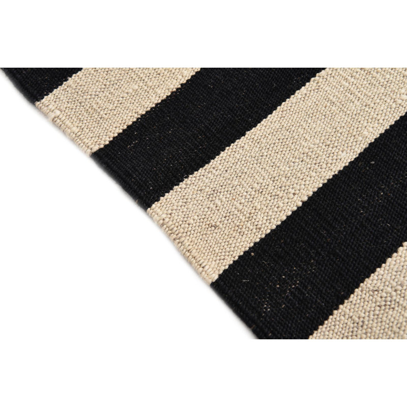Tapis noir et blanc Noor