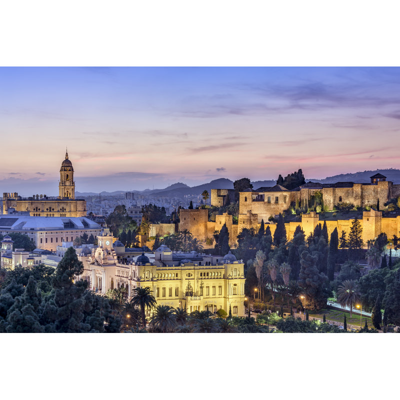 Spain Cityscape - Wrapped Canvas Print, 30cm H x 46cm W