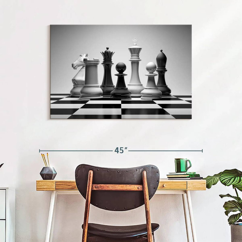 Senne Virtual Chess, 26" H x 39" W