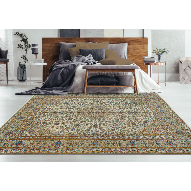 Khya Distressed Diren Ivory Rug