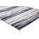 Tapis rayé bleu / gris Roseman