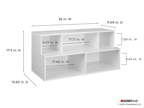 ClosetMaid 32 in. H x 24 in. W x 12 in. D White Wood Look 2-Door