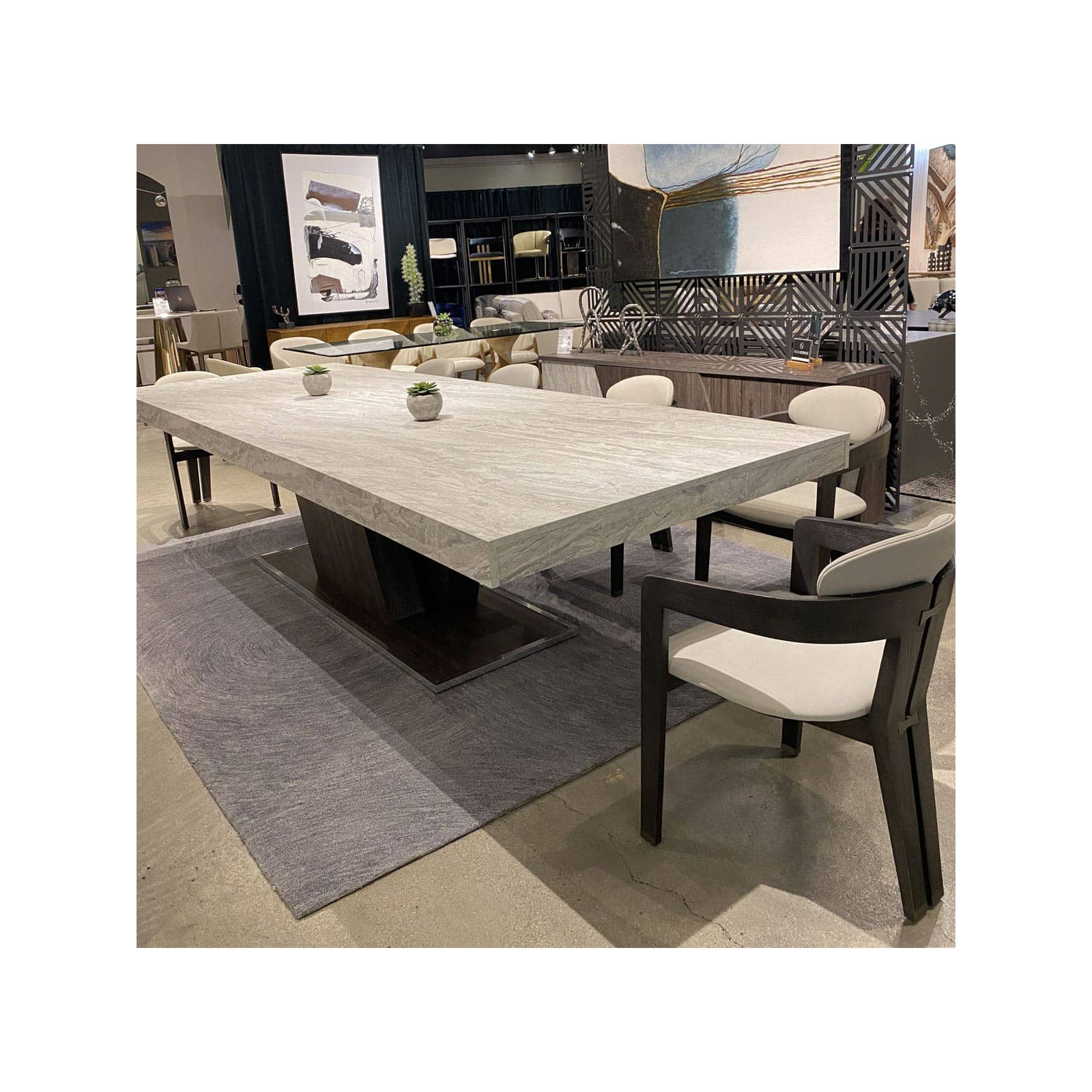 Blynn Vegan Leather Dining Armchair