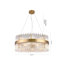 Lustre rond en verre 18 lumières Transitional-48402963