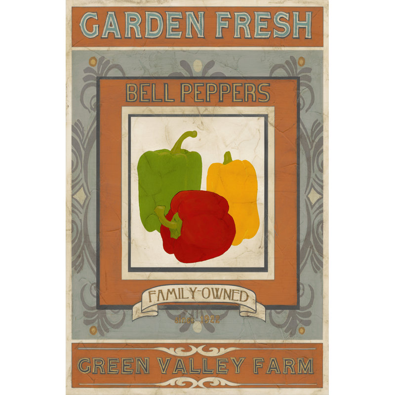 Vintage Produce Sign II - Wrapped Canvas Art Prints, 46cm H x 30cm W x 3.8cm D