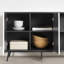 Buffet 2 portes avec rangement ouvert Mezzy