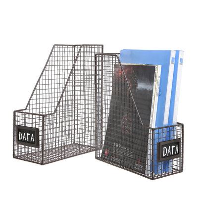 Alisha Office Document File Organizer with Chalkboard Label