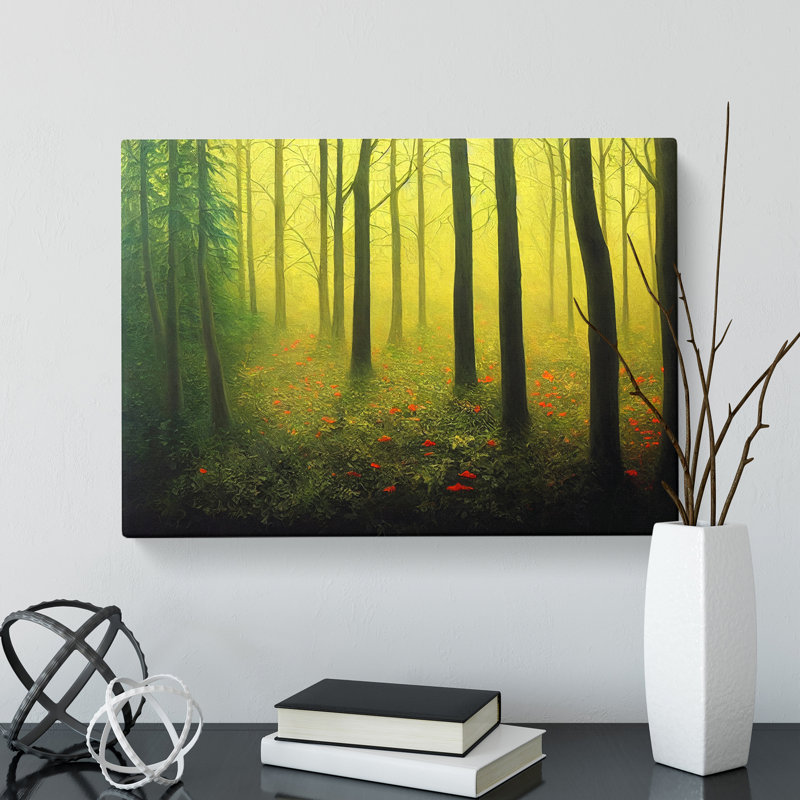 Painted Forest Vol.1 - Wrapped Canvas, 35cm H x 50cm W x 3cm D