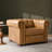Burbank Traditional Genuine Leather Power Recliner-675565468