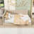 Full Size Velvet Upholstered Daybed with Unique Backrest-521006609