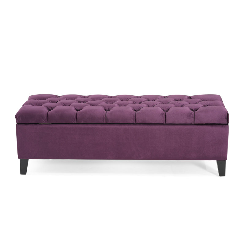 GLOUSTER STORAGE OTTOMAN, Purple