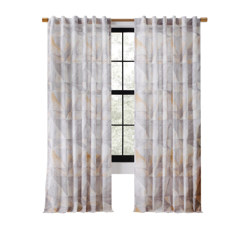 Rochelle Porter Prism Grey 50 X 108, 50" W x 108 " L
