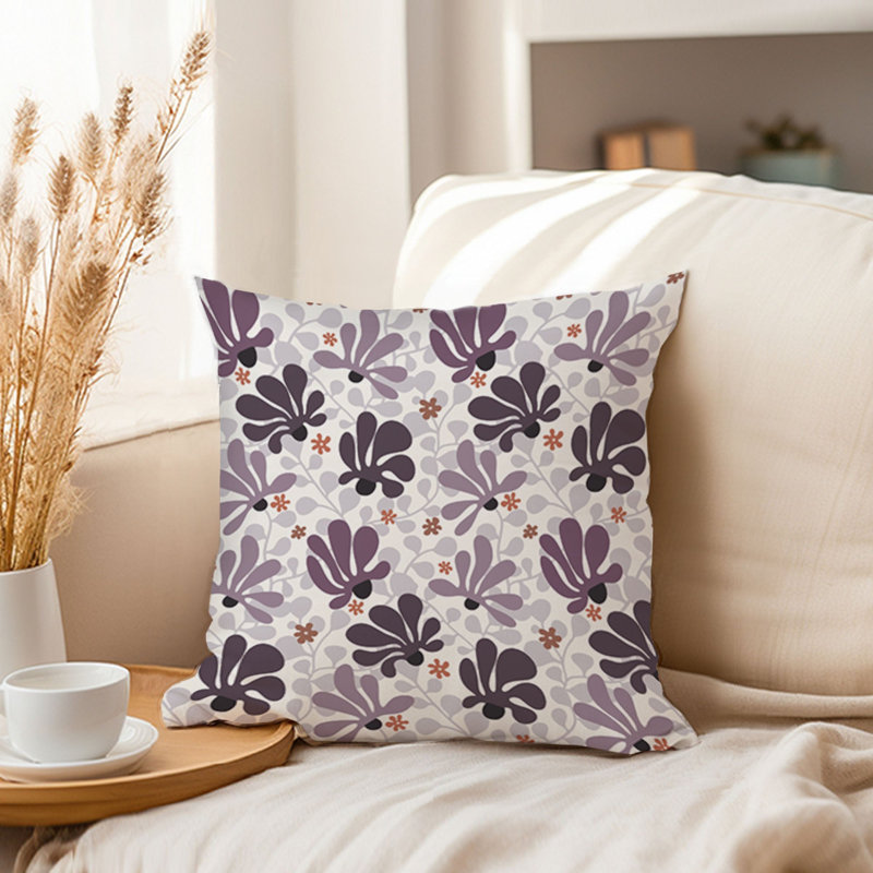  Botanical Pattern III Retro, 16"H x 16"W