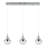 Yuika 1 - Light Chrome/White LED Pendant