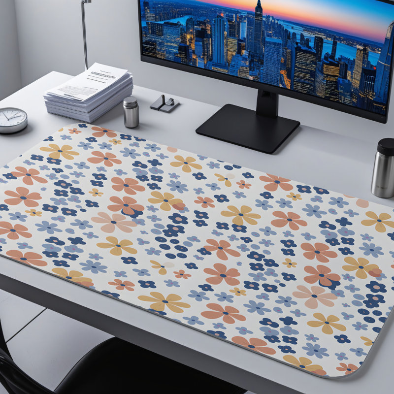Polyester Desk Pad, 14.4x12.1