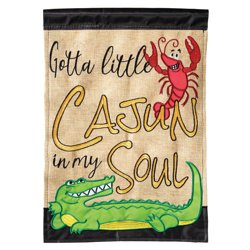 Flag Cajun In My Soul Polyester 13x18