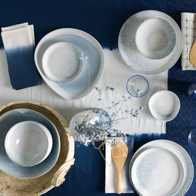 Kiln Blue Set Of 4 Pasta Bowls