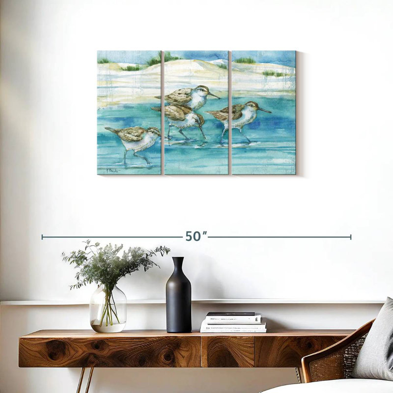 Brampt Sandy Sandpipers I, H 20 po x l 33 po