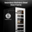 Réfrigérateur à vin encastrable 29 pouces Whynter BSR-029DW avec 29 bouteilles encastrées en acier inoxydable avec porte réversible, contrôle numérique, serrure et filtre à charbon