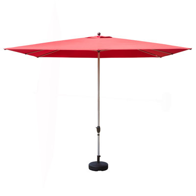 Rectangle Patio Umbrella With Crank Lift (Base Not Included)