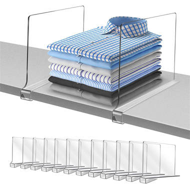 Acrylic Shelf Dividers, Clear Shelf Divider For Closets For