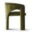 Chaise rembourrée moderne en chenille avec accoudoirs-1714058051
