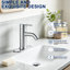 Robinet de lavabo pour salle de bain à poignée simple en laiton massif sans plomb-134456692-134456696