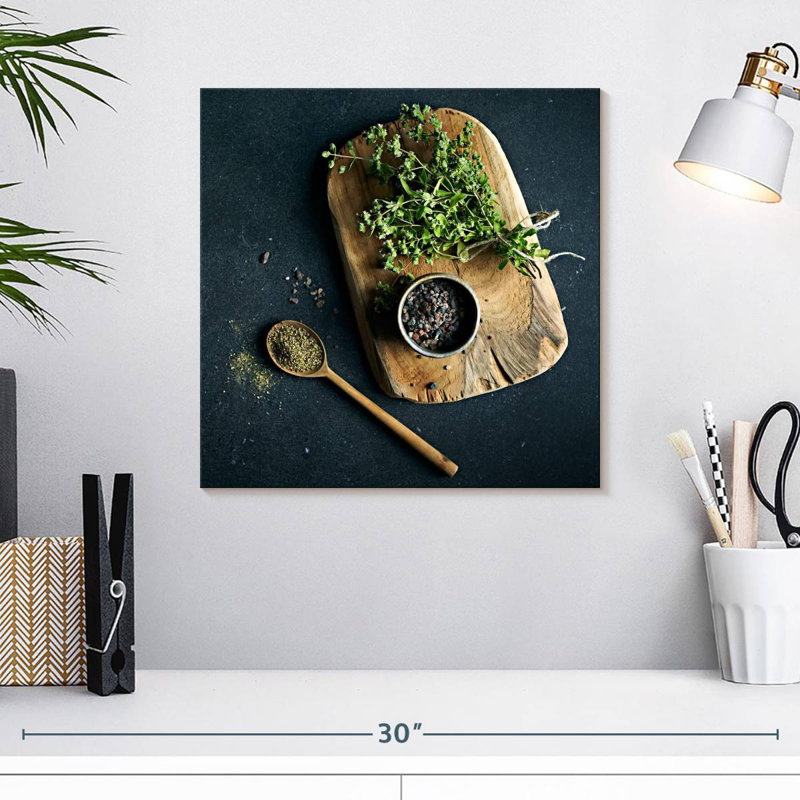 Yarlin Kitchen Herbs, 16" H x 16" W