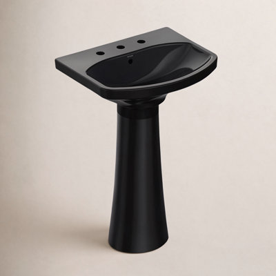 Cimarron U-Shape Pedestal Bathroom Sink