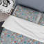 «American Indian Inspired Triangular Geometrics I» - Ensemble de housse de couette moderne - Polyester en microfibre-1358669472