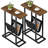 Milija 7.08'' Solid Wood Top Console Table