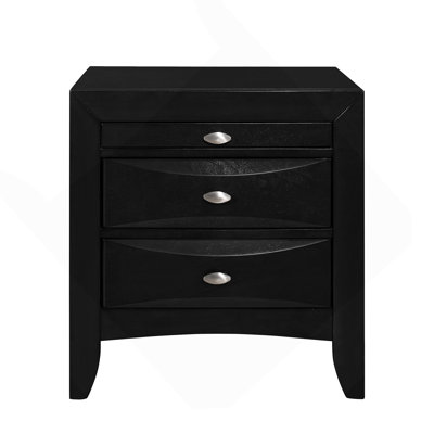 LUCILLE BLACK NIGHTSTAND