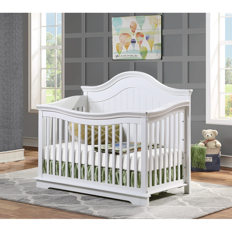 Lit de bébé convertible 4-en-1 Reuben, Blanc