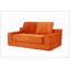 Canapé-lit confortable à assise profonde, petit canapé en velours côtelé moderne pour le salon et la chambre à coucher, coussins réversibles avec coussins, aucun assemblage requis-2140387740