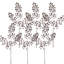 Faux Artificial Leaf Spray Set of 6 28" x 7.5" x 0.8" Copper