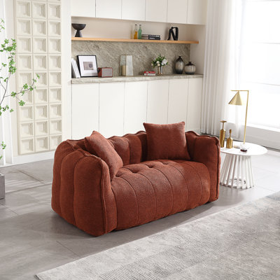 Fauteuil à billes souple avec noyau en mousse haute résilience pour deux personnes. Le canapé inclinable carré confortable est idéal pour les membres de la famille et les amis qui se livrent à des jeux