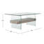 Table basse en traineau Kayley-46816799