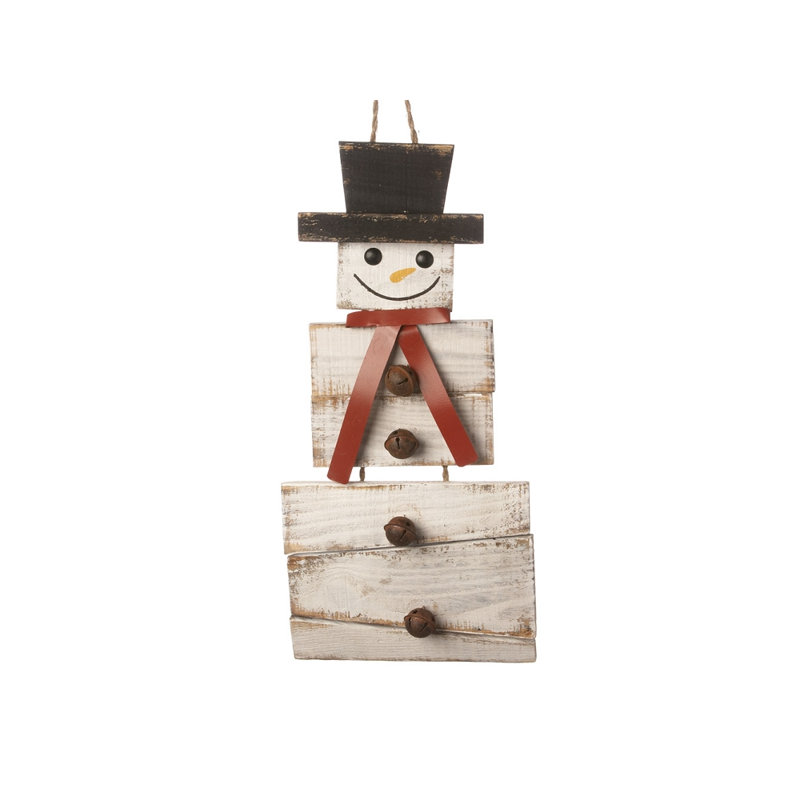 Bonhomme de neige suspendu Fredrickson, H 20 po x l 2 po x P 2 po