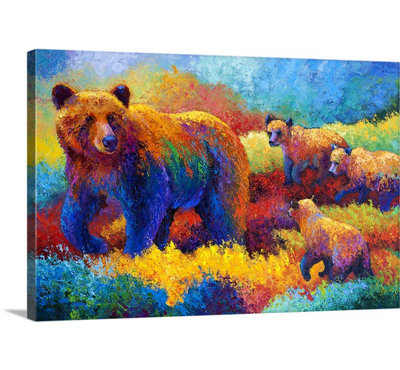 Clodagh " Denali Family " by Marion Rose Painting Print