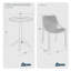 2-Person Outdoor Round Dining Set-356737747