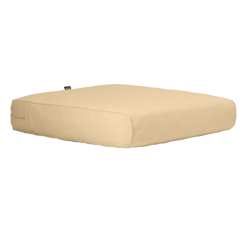 Ayvion Outdoor 3'' Bench Cushion Cover, Gray, 21" W x 19" D