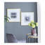 Ensemble de 2 panneaux muraux décoratifs multicolores (2 motifs distincts)