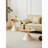 ROUND COFFEE TABLE WHITE+WOOD, Coffee Table