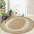 Kayleigh Hand-Braided Jute Area Rug, Brown/Cream-1731791793