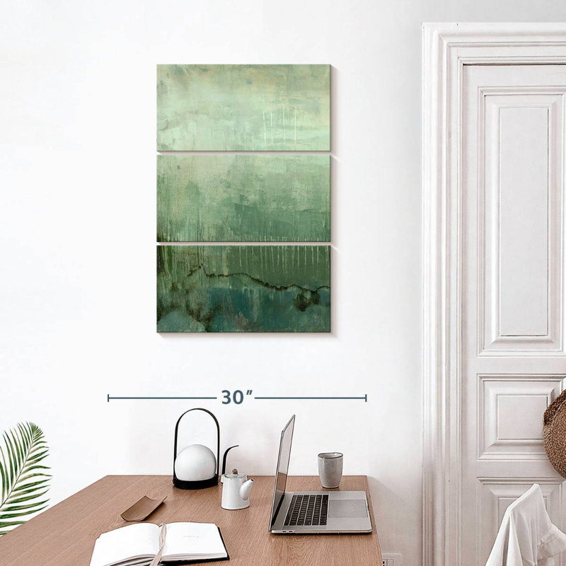 Emerald Sky I, 32" H x 20" W