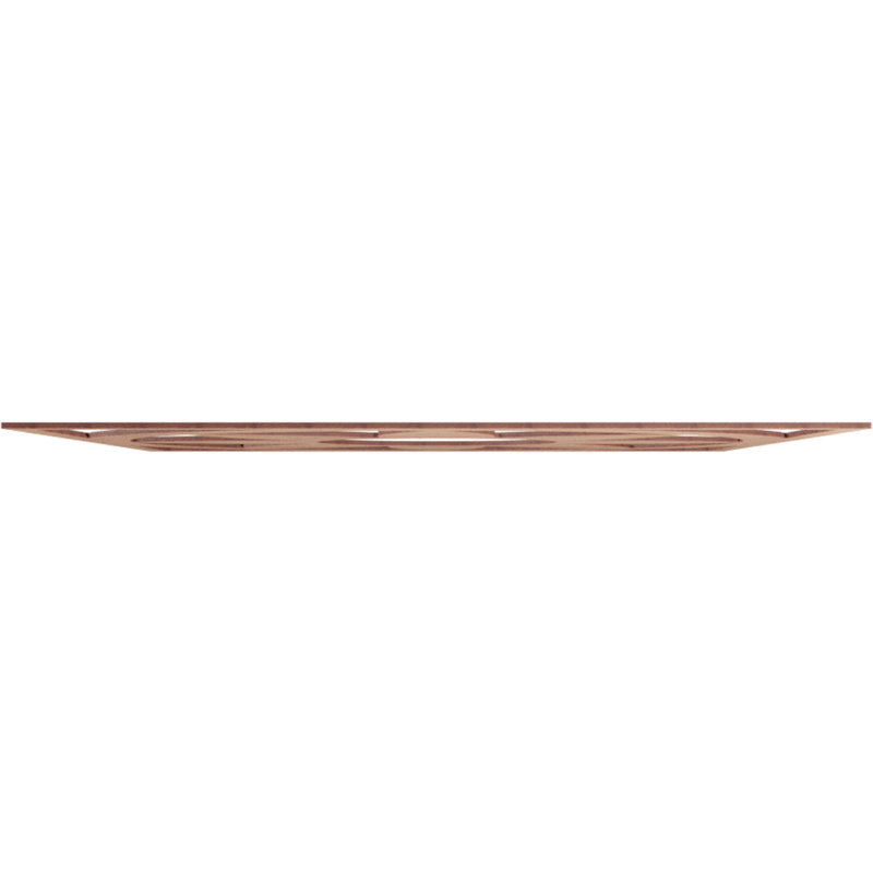 Médaillon de plafond en bois Blume, Bois (qualité peinture), H 36 po x l 36 po x P 0,38 po