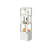 Narrow 4-Tier Storage Shelf with Cabinet, Multi-Functional Display Rack for Kitchen & Living Room-159643314