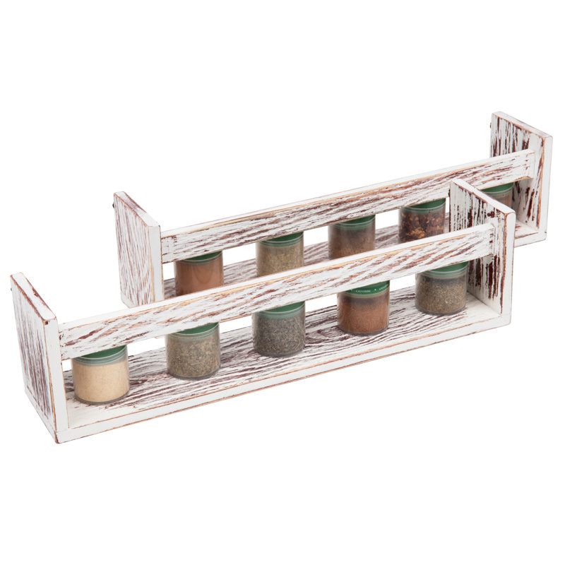 Wall Wood Spice Rack