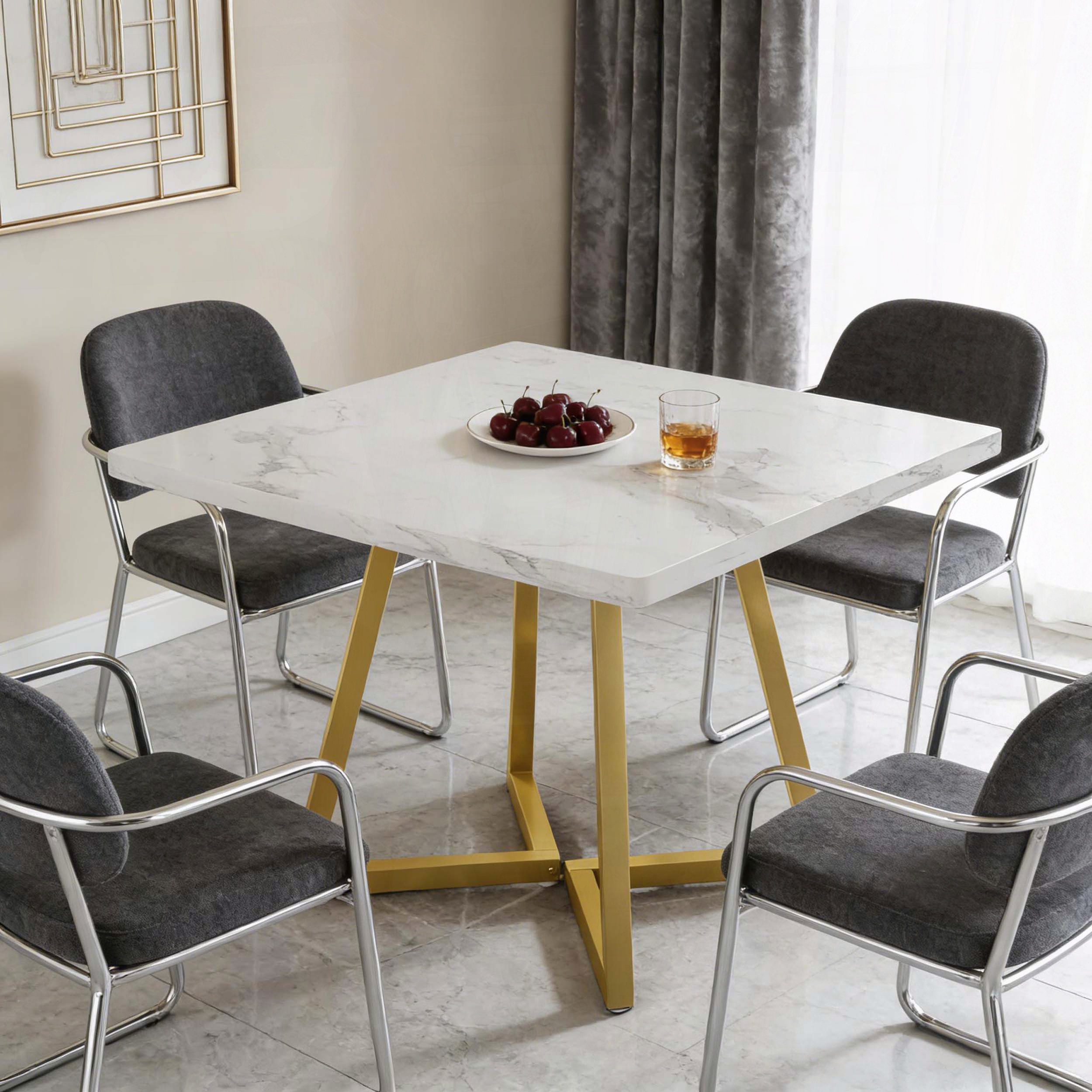 Square Designer Table Trent Austin Design Square Dining Table – 31.49